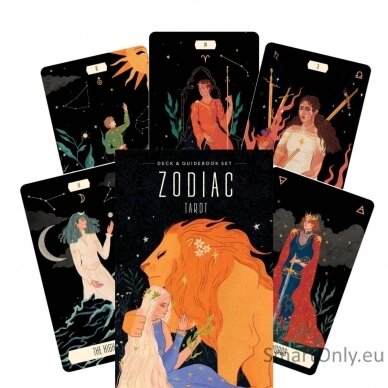 Zodiac deck and guidebook set Taro kortos ir vadovas US Games Systems